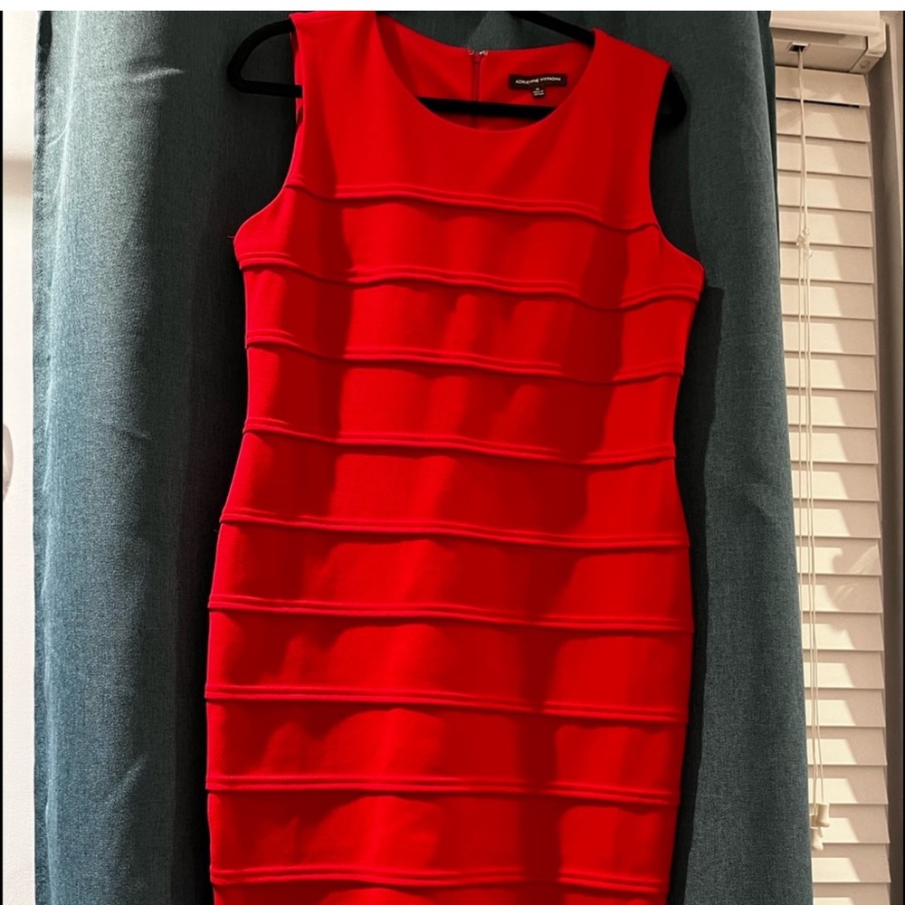 Red Bodycon Work Dress